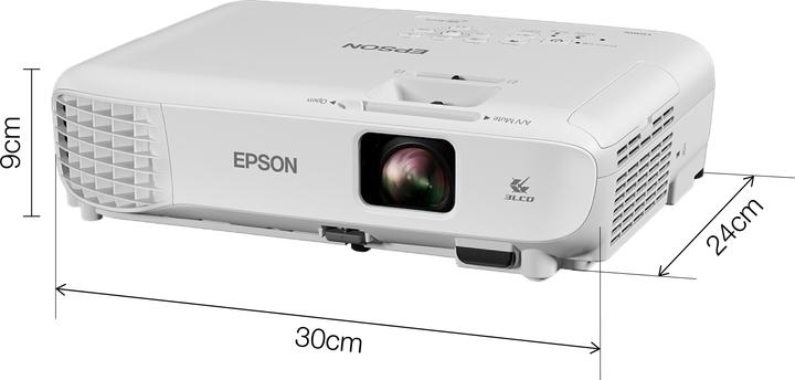 Image du produit Epson Eb-W05 (WXGA, 3300 lm, 1.3 - 1.56:1)