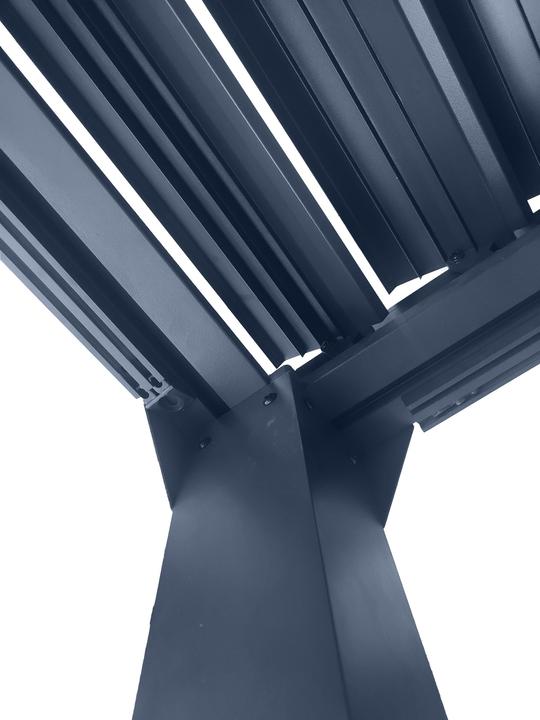 Produktbild Jet-Line Pavillon Lamellendach Gartenzelt Gartendach Dubai II 3x3m Aluminium (300 cm, 300 cm)