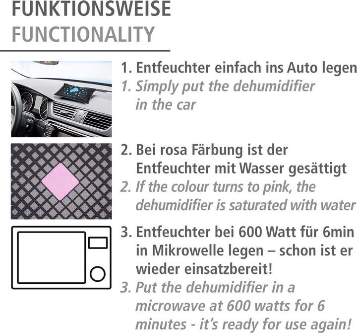 Image du produit Wenko Déshumidificateur de voiture (20 m²)