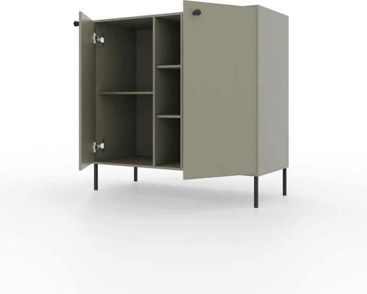 Actual product image ADRK Furniture Tili 2D 3P chest of drawers (100.5 x 41 x 95 cm)