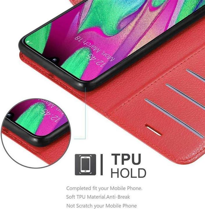 Actual product image Cadorabo Book with stand function cover (Samsung Galaxy A40)