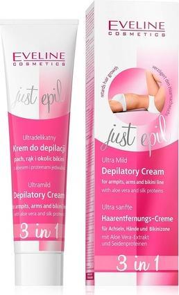 Eveline Just Epil 3In1 Ultra-Delicate Cream Is An Epilation Smell Of Hands And Bikini Area 125Ml (125 ml)