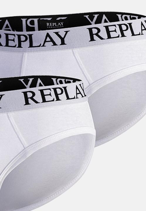 Produktbild Replay Slip SLIP Basic Cuff Logo im praktischen 2er Pack (S, 2er Pack)