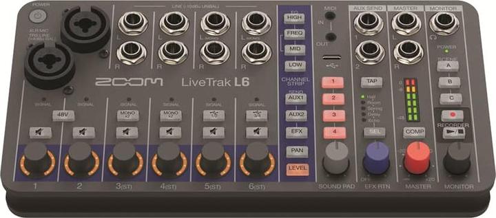 Immagine prodotto Zoom LiveTrak L-6 (Mixer da studio e live)