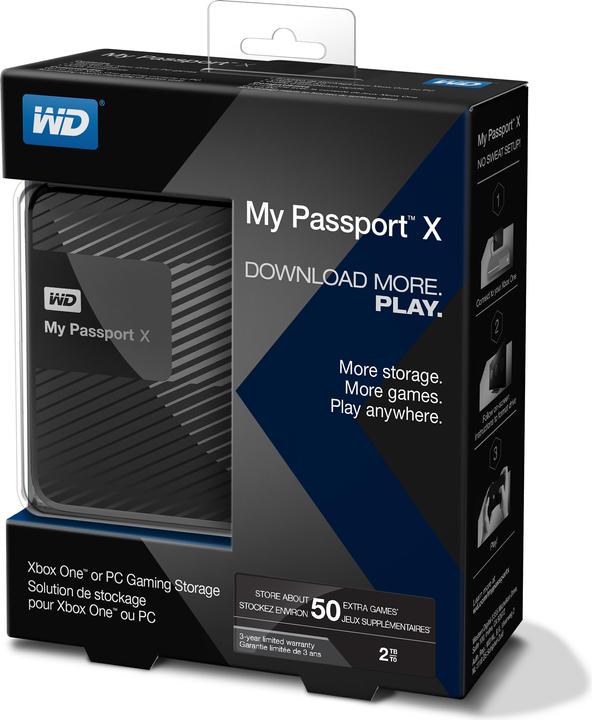 Actual product image WD My Passport X (2 TB)