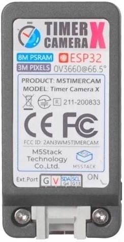 Immagine prodotto M5Stack Timer Camera X ESP32, OV3660