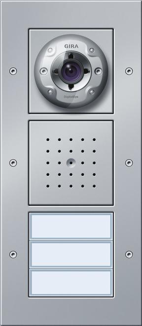 Gira Surface-mounted door station video 3f Türko F Alu 127065
