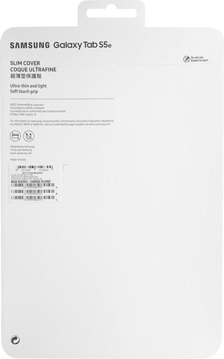 Actual product image Samsung slim cover (Galaxy Tab S5e 10.5 (2019))