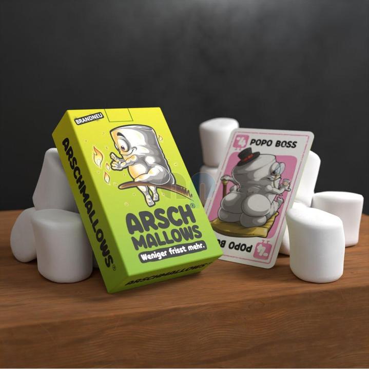 Image du produit Denkriesen Arschmallows® - "Moins On En Mange, Plus On En A" (Allemand)