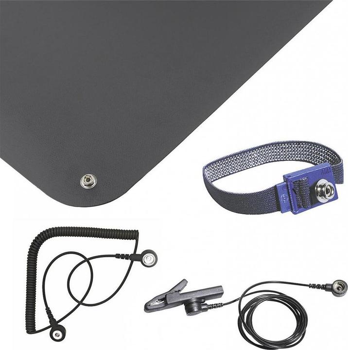 Actual product image Bernstein ESD Table Mat Set Black (Static protection)