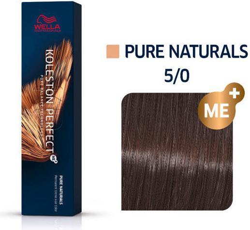 Actual product image Wella Koleston Perfect Me+ Pure Naturals (5/0 light brown)