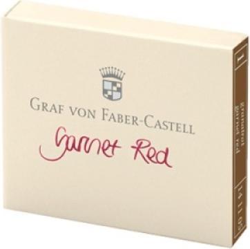 Actual product image Graf von Faber Castell Ink cartridge garnet red 6pcs (Inkwell)