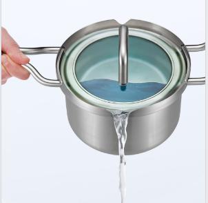 Immagine prodotto BK Q-linair Master Glass Breakdown Set - 4 delig - Veilig afgietsysteem (16 cm, Pentola, Acciaio inossidabile)