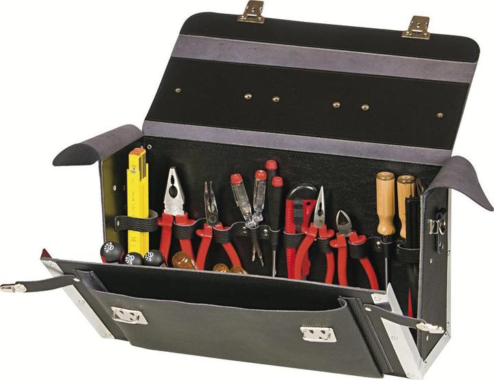 Immagine prodotto Forum Professional Solutions Borsa per attrezzi in pelle bovina, vuota, 420 x 150 x 250 mm