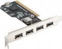 Produktbild Lanberg PCI-US2-005 Schnittstellenkarte/Adapter Eingebaut USB 2.0