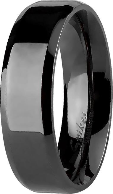 Produktbild Star Piercing Ring schwarz Kanten abgerundet (Chirurgenstahl 316L, ohne Messing)