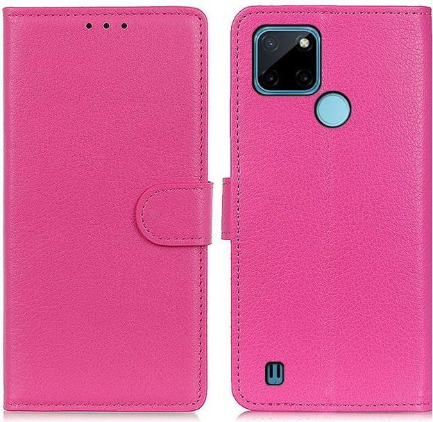 Productafbeelding MU Classic Litchi Leren Boekomslag Serie (Realme C25Y, Realme C21Y)