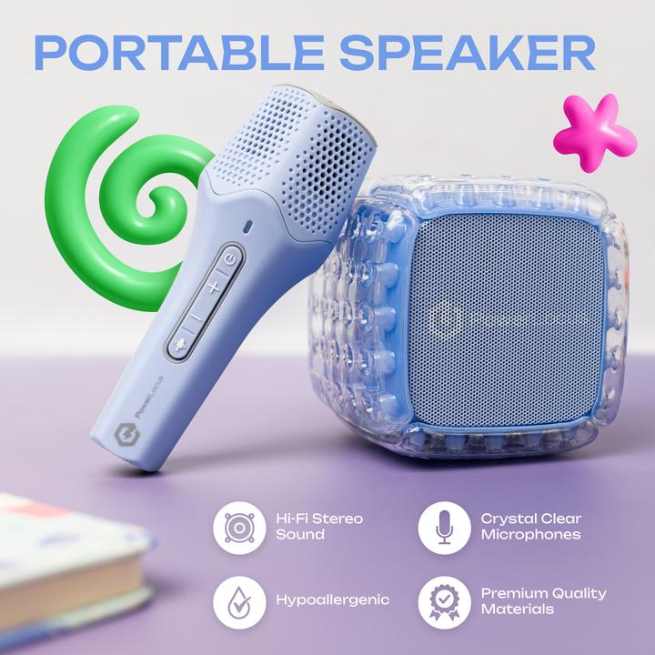 Actual product image PowerLocus Aero Kids Karaoke Bluetooth-Kinderlautsprecher