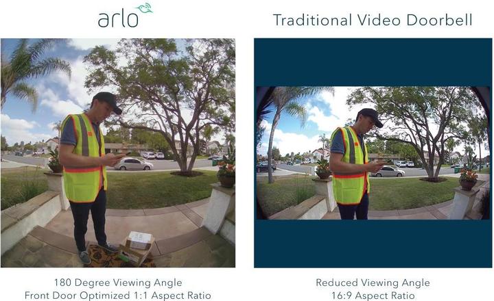 Image du produit Arlo Sonnette Vidéo Filaire (Application, WiFi)