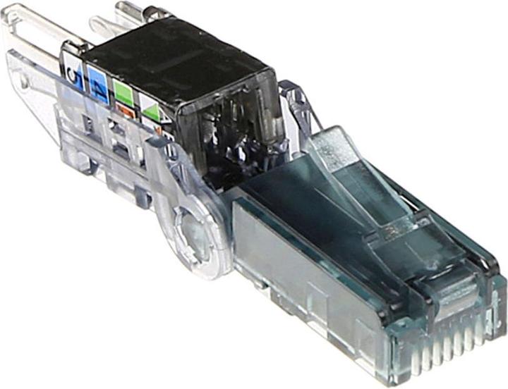 Produktbild Multimedia Connect Rotative toolless modular RJ45 connector for unshielded solid cable (Netzwerkkabel Stecker)