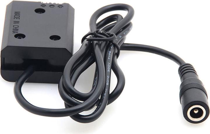 Actual product image Caruba Sony NP FW50 full decoding dummy battery (straight cable) (Camera battery)
