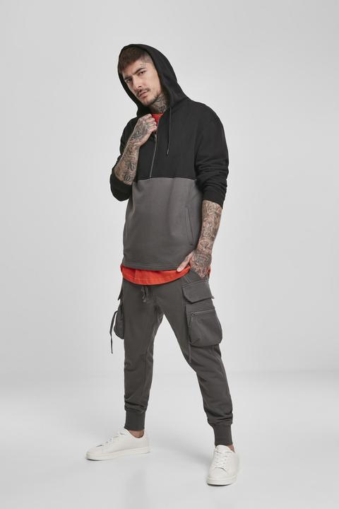 Actual product image Urban Classics Relaxed Half Zip Hoodie (S)