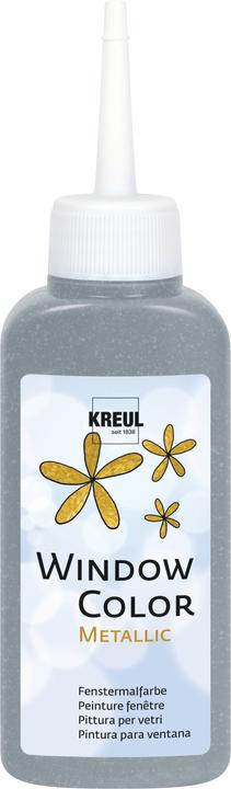 Actual product image Kreul Window Color Glitter (Silver, 80 ml)