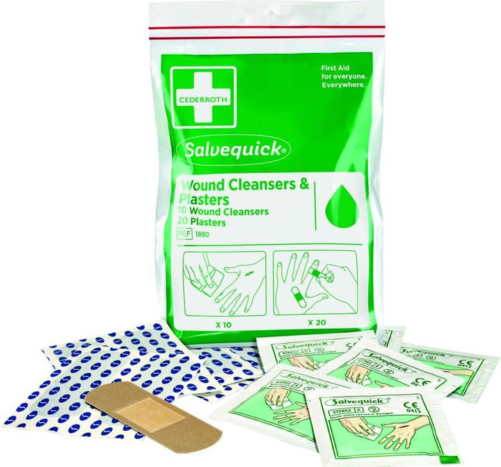 Produktbild Cederroth Wundreiniger und Pflaster Salvequick (First Aid Kit)