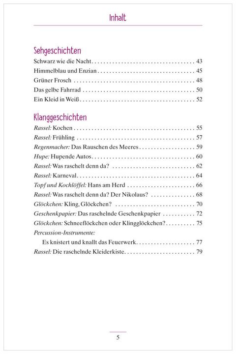 Produktbild Wahrnehmungsgeschichten für Senioren (Deutsch, Natali Mallek, Annika Schneider, 2019)