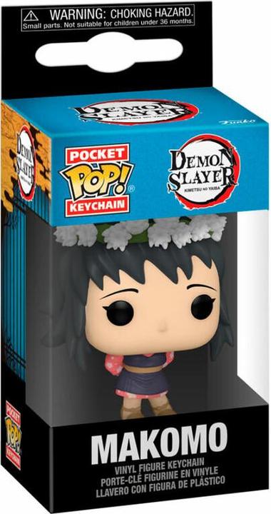 Produktbild Funko Demon Slayer: Kimetsu no Yaiba POP! Vinyl Schlüsselanhänger 4 cm Makomo (Flower Headdress) Display (