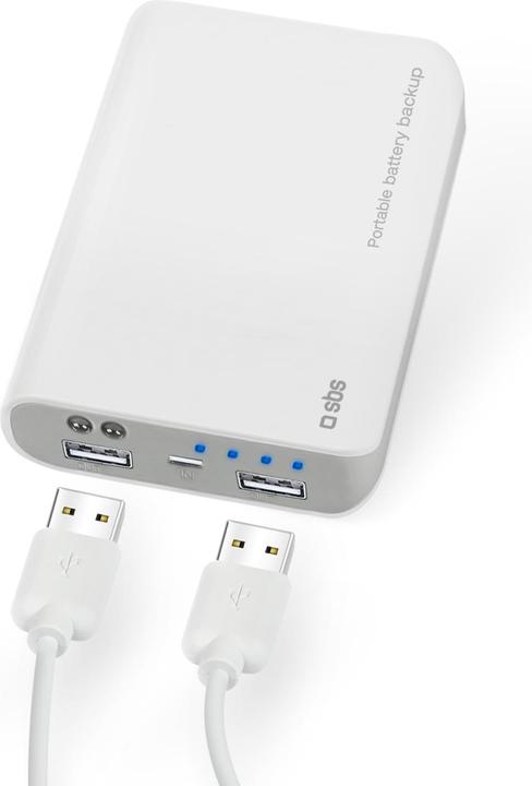 Produktbild SBS Power Bank 7.800 mAh für Tablets und Smartphones (7000 mAh, 25.90 Wh)