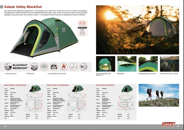 Produktbild Coleman Kobuk Valley 4 Plus (Kuppelzelt, 6.60 kg, 4 Personen)