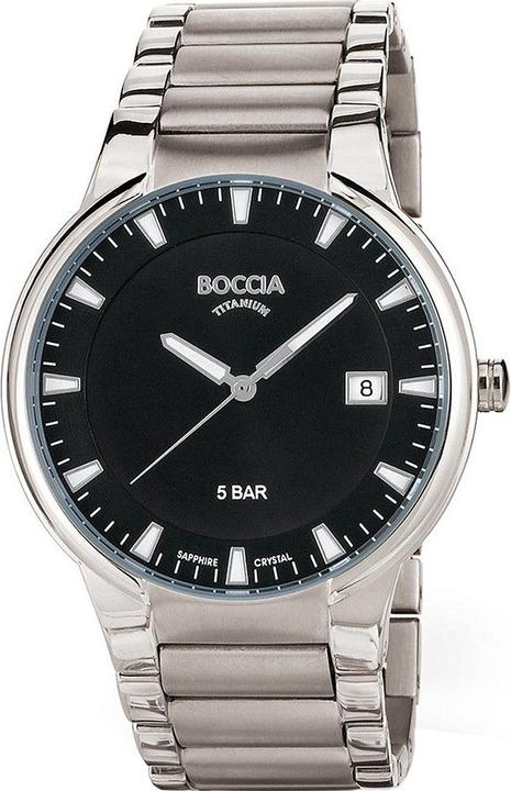 Actual product image Boccia 3629-01 Mens Titanium 39mm 5ATM Watch (Analogue wristwatch, 39 mm)