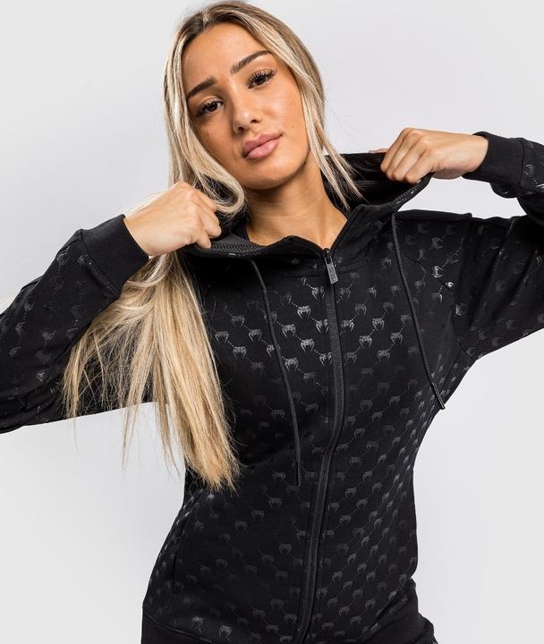 Actual product image Venum Monogram Hoodie - Black/Pink Gold - S (S)