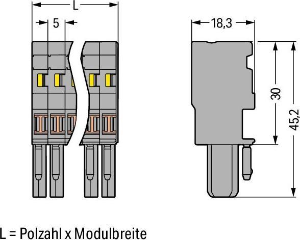 Image du produit Wago Connecteur à ressort