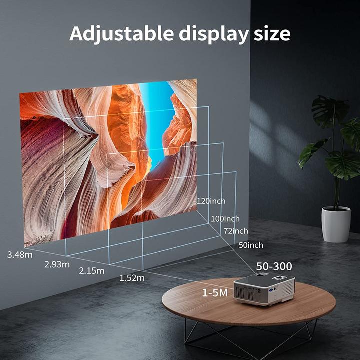 Produktbild Glisogo Mini Beamer (Full HD, 6000 lm)