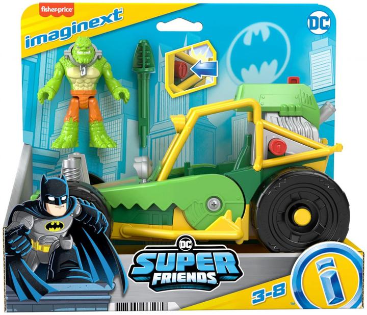 Produktbild Fisher-Price Mattel Imaginext Dc Super Friends - Killer Crock Buggy για 3+ Ετών HML05