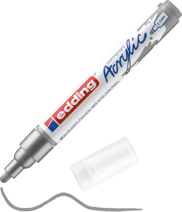 Produktbild Edding Acrylmarker 5100 Medium (Silber, 3 mm, 1 x)