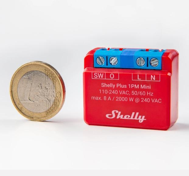 Actual product image Shelly Plus 1PM Mini (Switch actuator)