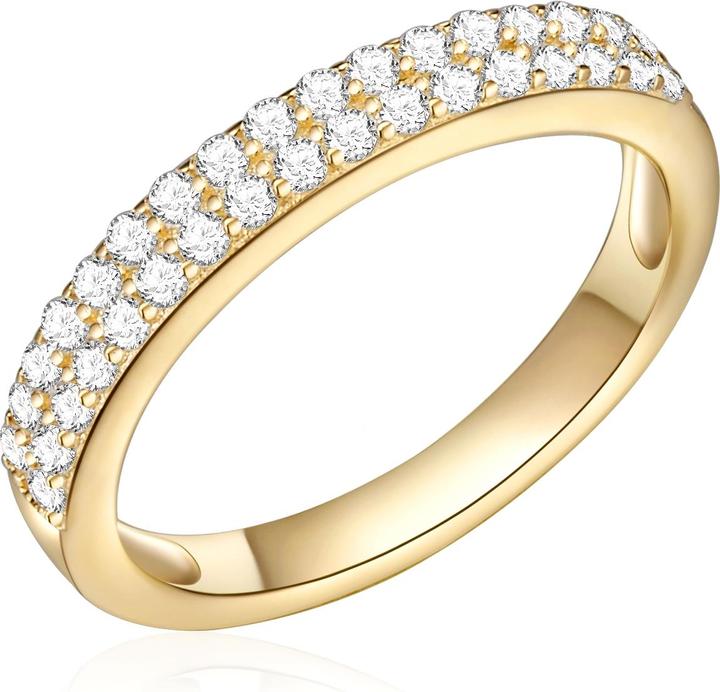 Rafaela Donata Damen Sterling Silber Zirkonia gelbgold - 11422
