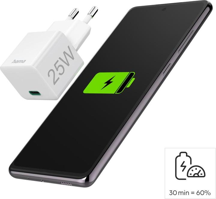 Immagine prodotto Hama Mini caricatore, Power Delivery (PD)/Qualcomm®, 25 Watt, bianco (25 W)