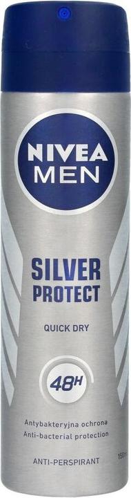 Immagine prodotto NIVEA Uomo Silver Protect antitraspirante 48H - 150ML (Getto vaporizzato, 150 ml)