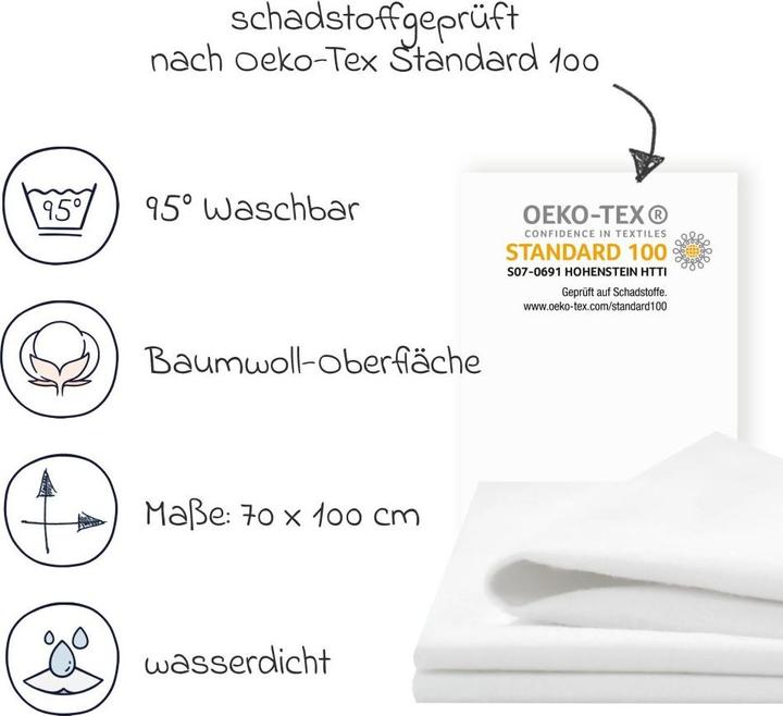 Image du produit Julius Zöllner drap housse (70 x 100 cm)
