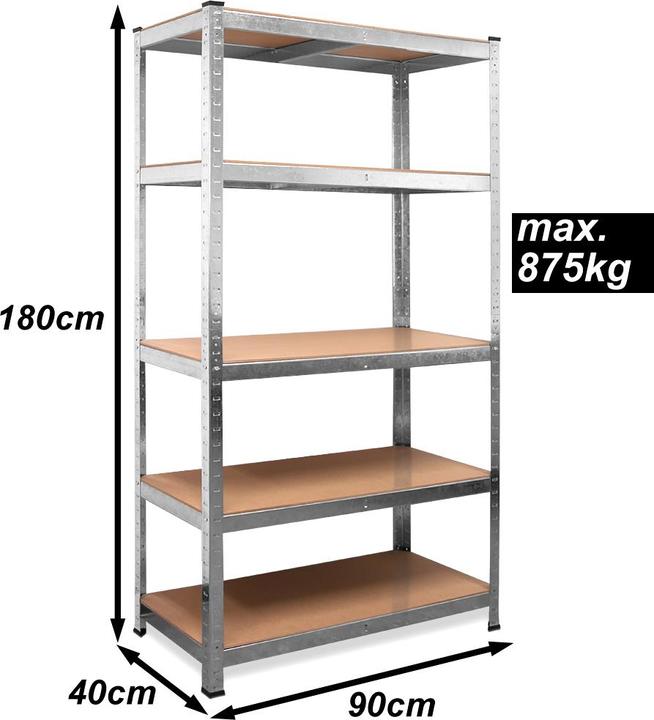 Actual product image Monzana Heavy duty shelving
