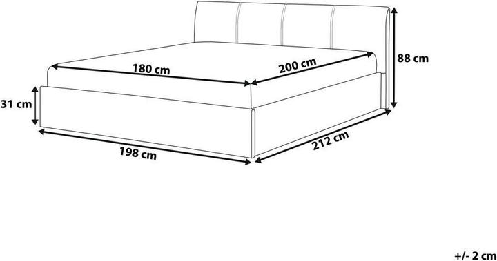 Immagine prodotto Beliani Orbey (200 x 180 cm)