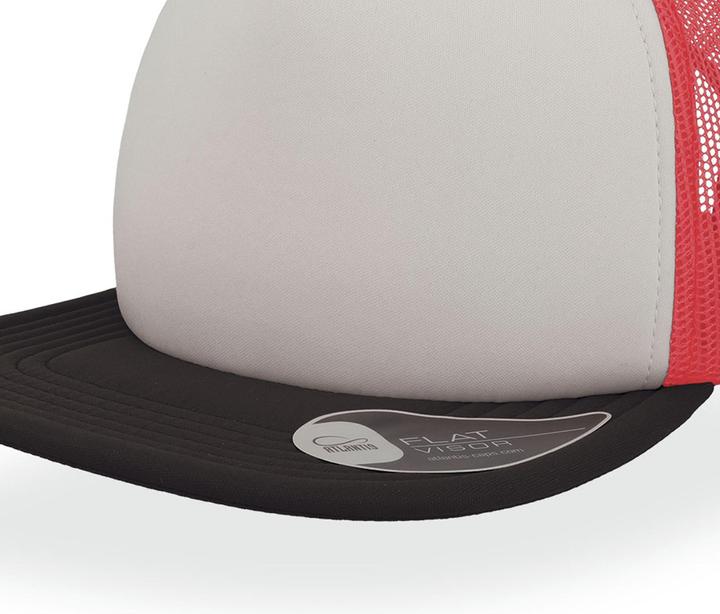 Image du produit Atlantis TruckerCap Snap 90s visière plate 5 panneaux (Taille unique)
