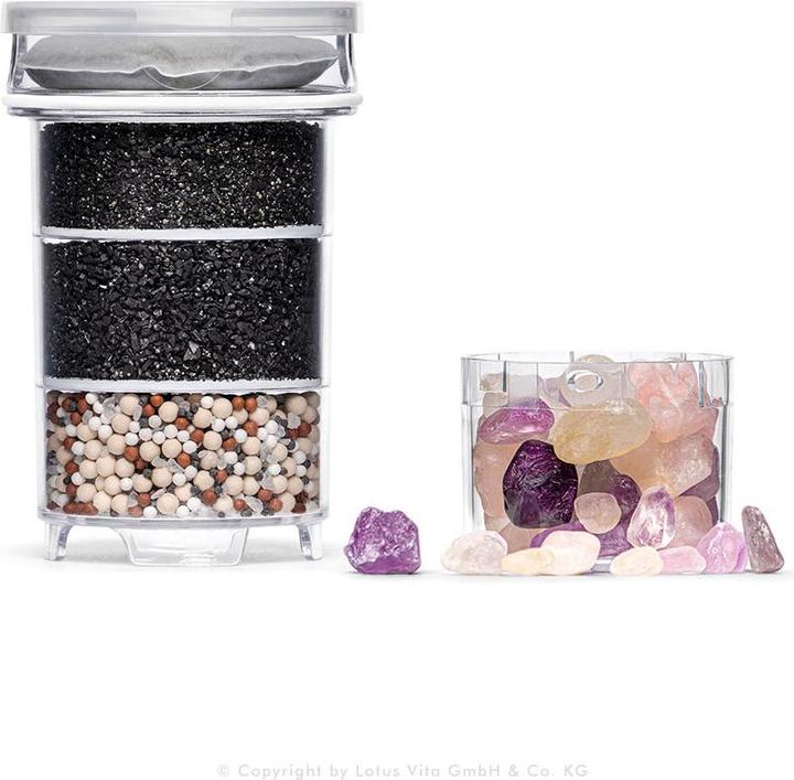 Actual product image Lotus Vita Enya Natura Plus glass filter carafe