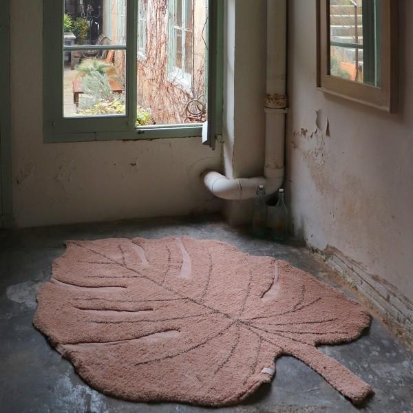 Produktbild Lorena Canals Teppich Monstera Vintage Nude (120 x 180 cm)
