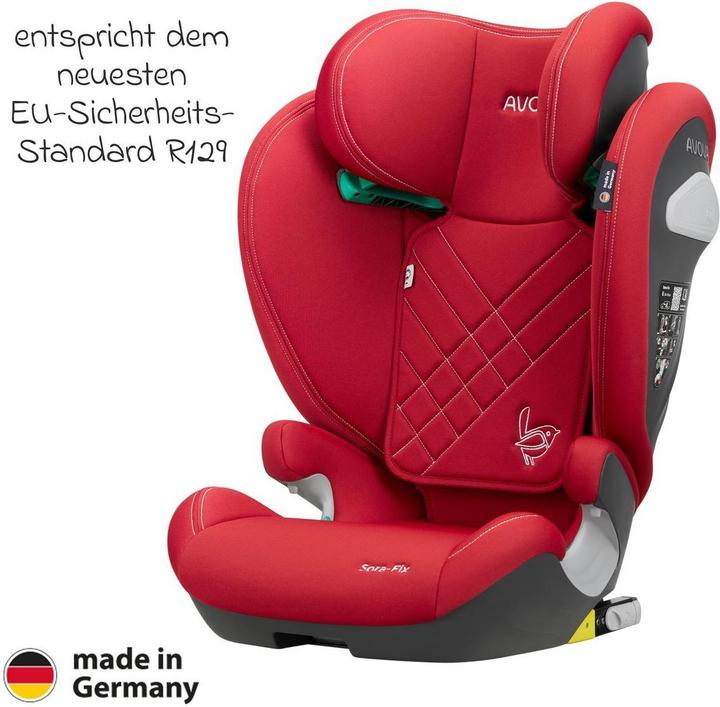 Actual product image Avova Sora-Fix from 100 cm - 150 cm / 4-12 years (Booster seat, ECE R129/i-Size Standard)
