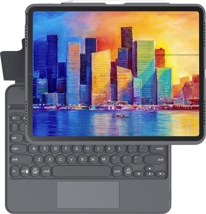 Produktbild Zagg Pro Keys (DE, iPad Pro 12.9 2018 (3. Gen), iPad Pro 12.9 2020 (4. Gen), iPad Pro 12.9 2022 (6. Gen), iPad Pro 12.9 2021 (5. Gen))
